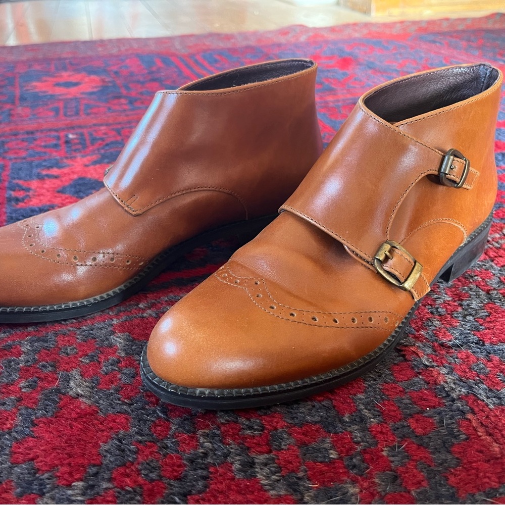 Women’s Spanish brown Leather Brogue Shoes 6/36